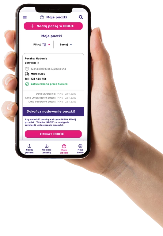 The Inbox24 website displayed on a smartphone