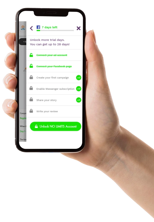 The AdMonks website on a mobile phone.