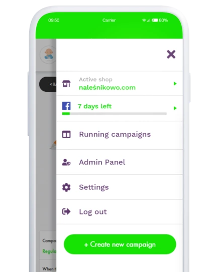 The AdMonks website on a smartphone