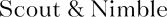 scout and nimble  logo logo